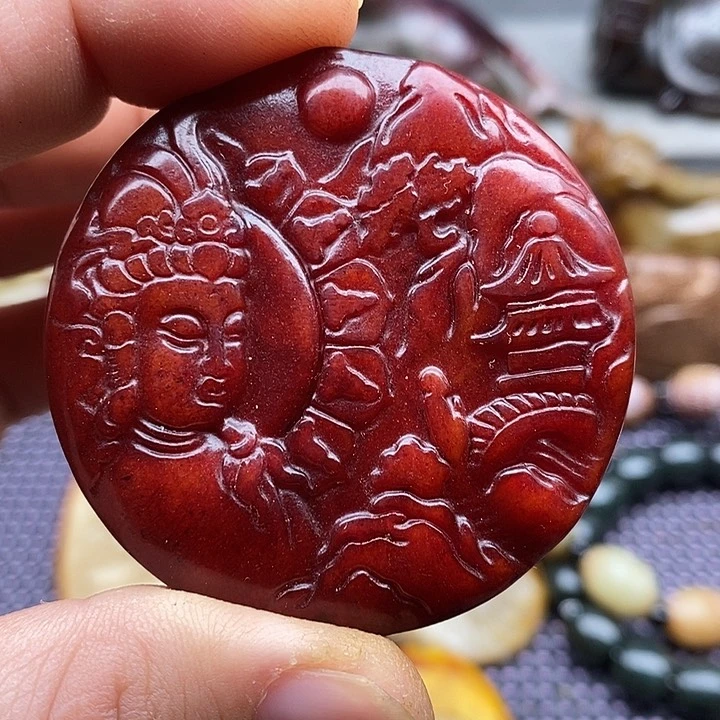 未镶嵌蛇纹石玉颈饰