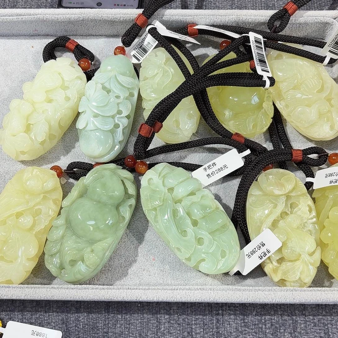 岫玉手把多样性发货其中之一未镶嵌丫