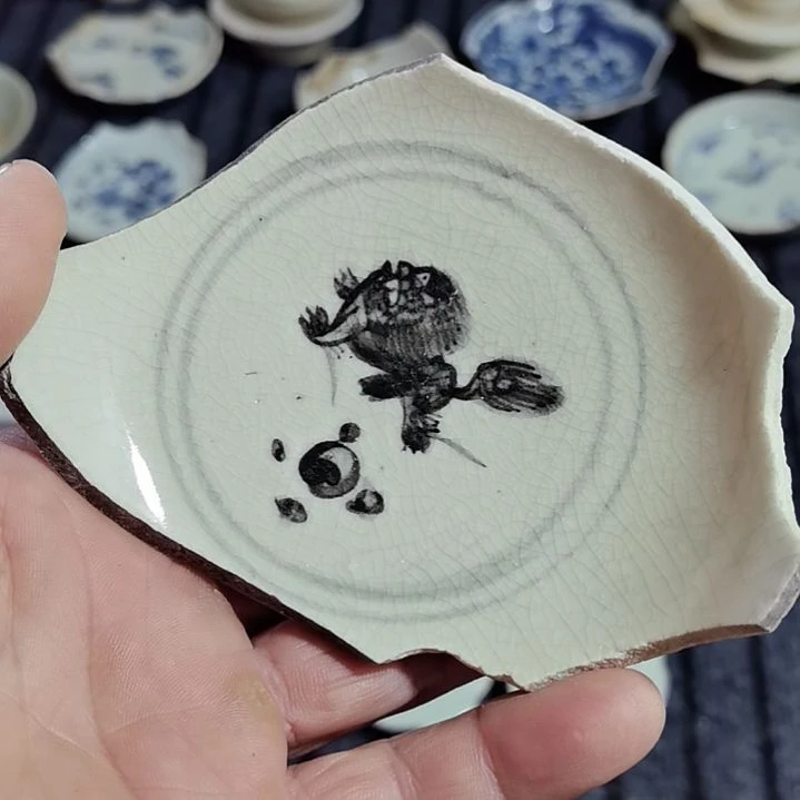 瓷片青花瓷片段位高中