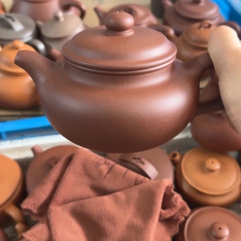 紫砂茶壶底槽清料500cc