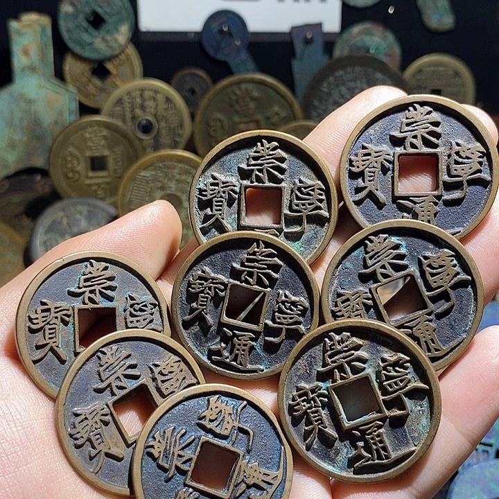 铜现代花钱工艺品工艺品