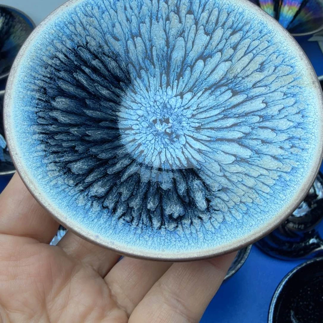 茶盏大**兔秦国凤百花撇口623