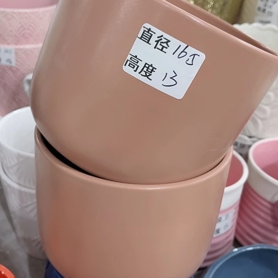 多肉绿植陶瓷花盆9.9包邮，有孔