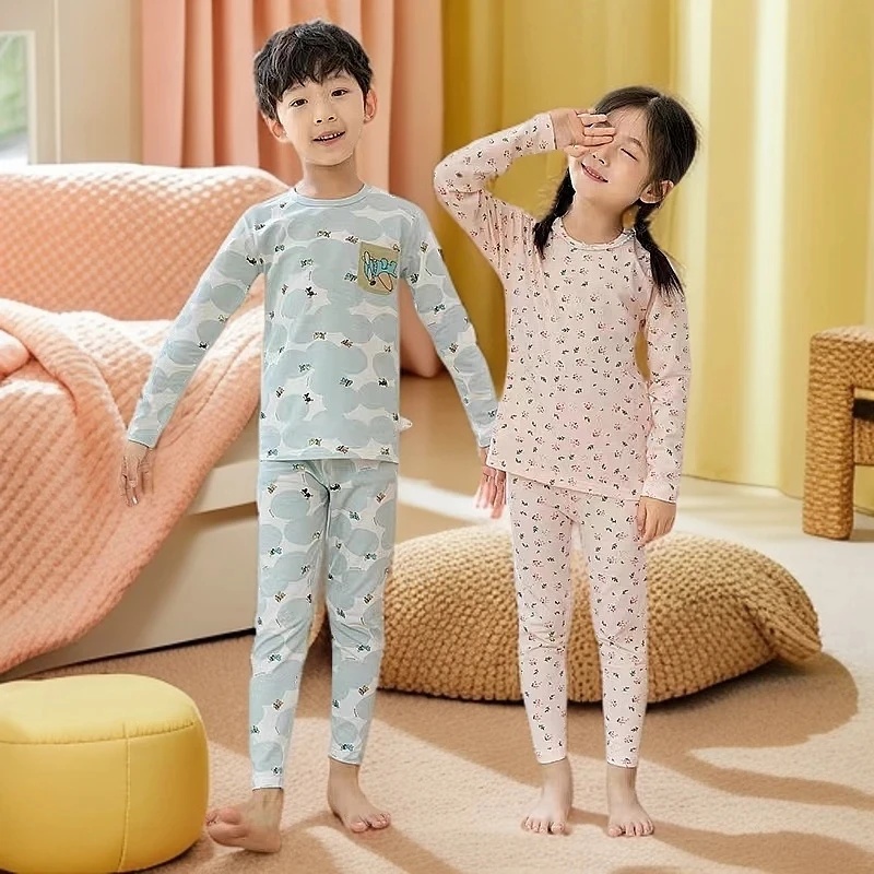 （220克）童装内衣家居服印花秋衣秋裤套装