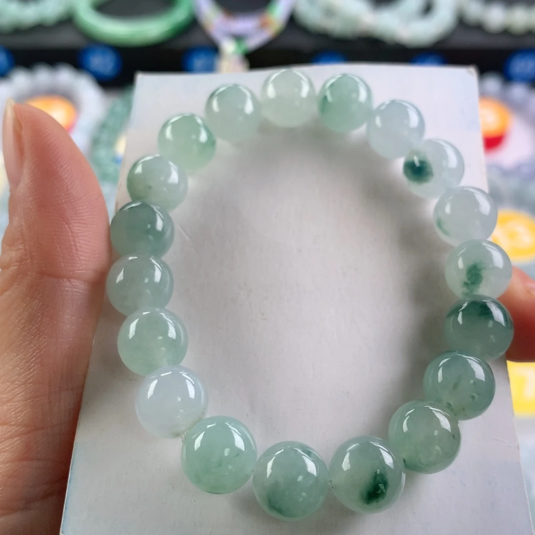 翡翠未镶嵌手链卡10