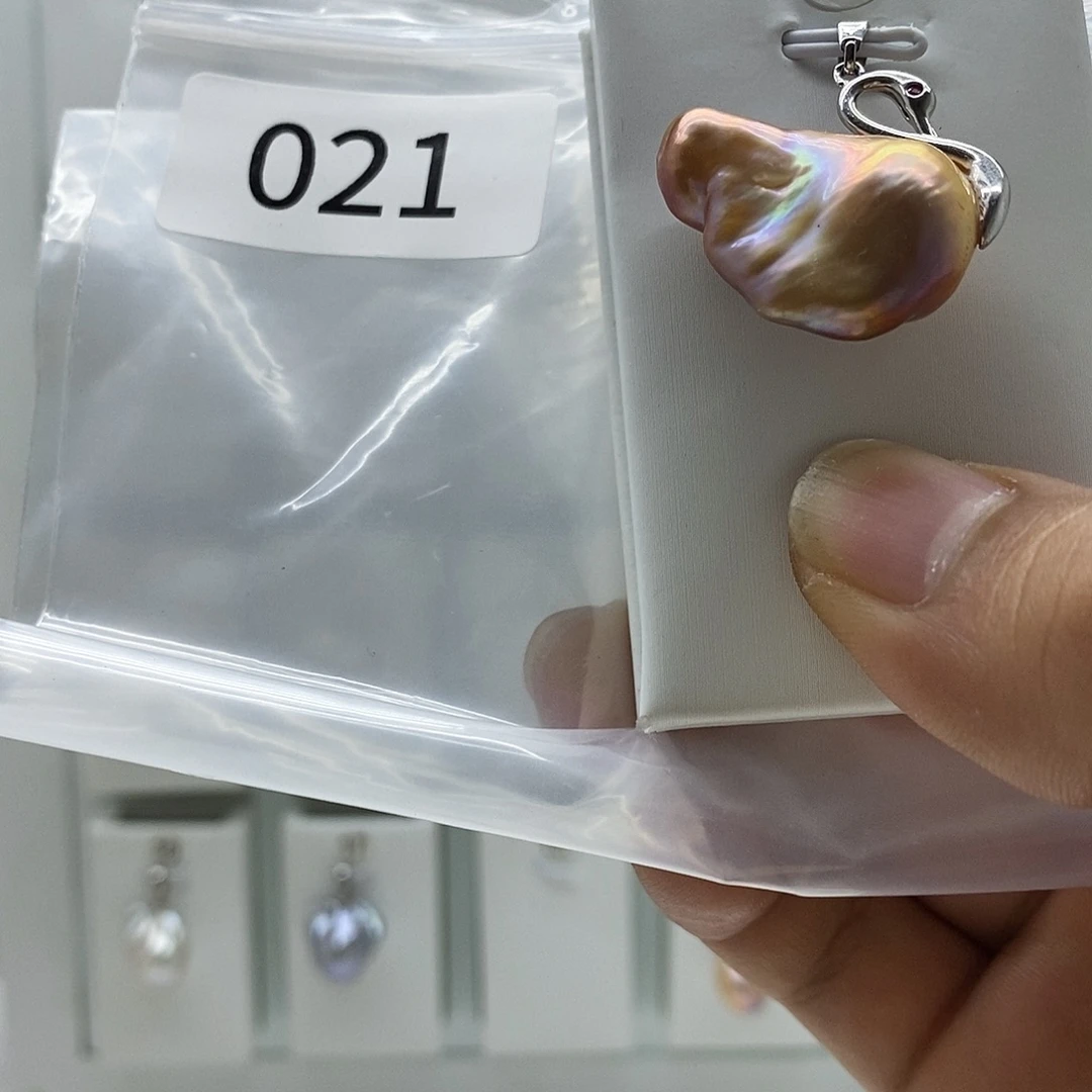 淡水珍珠合金巴洛克珍珠001
