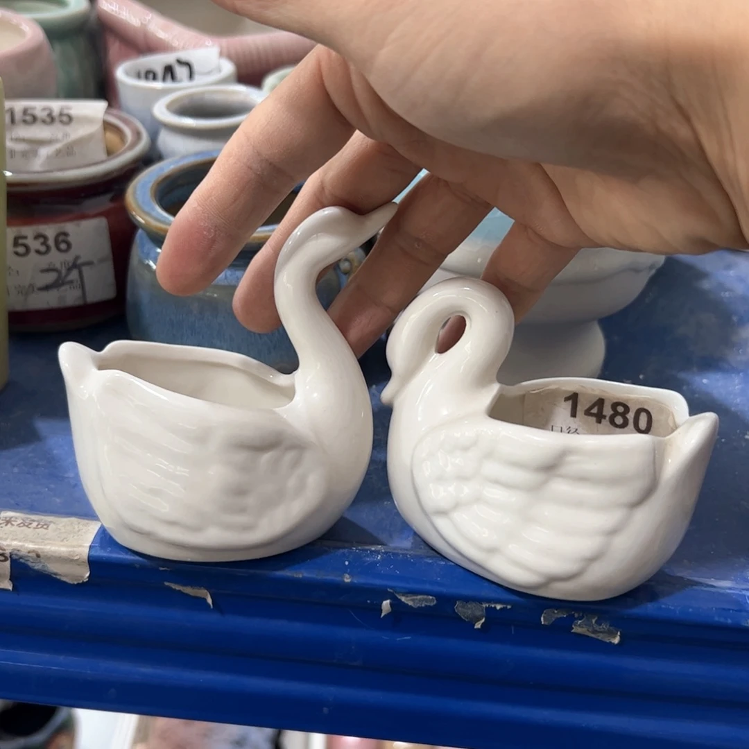 陶瓷多肉小花盆@@1480