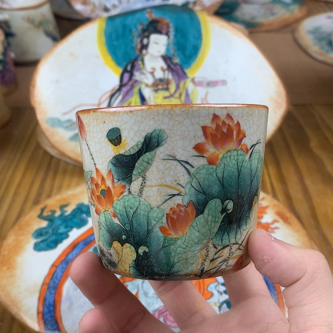 乐***呵杯景德镇陶瓷手作