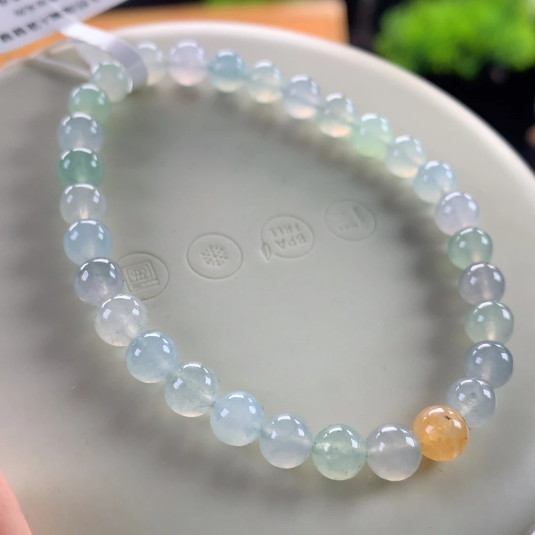 翡翠未镶嵌手链卡6