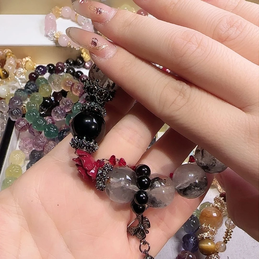 水晶手链未镶嵌把