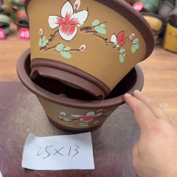 紫砂花盆破损包赔