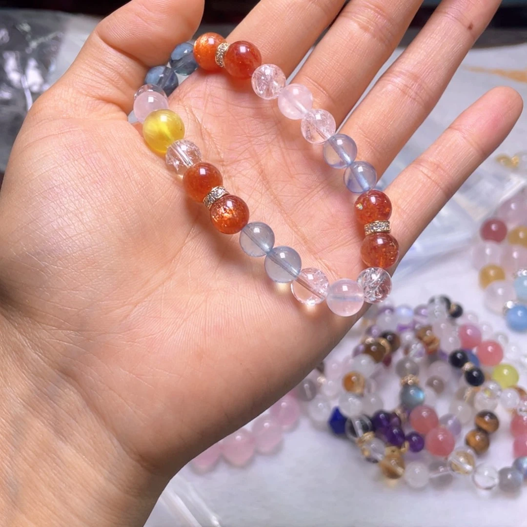 蔚***天水晶珠宝半成品未镶嵌721