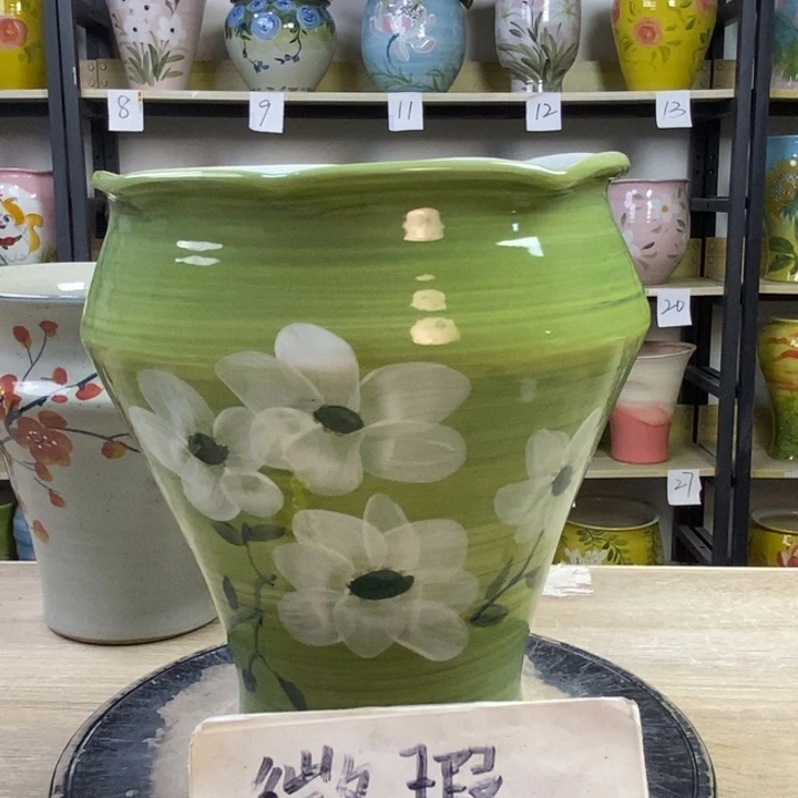 景德镇高温陶瓷花盆