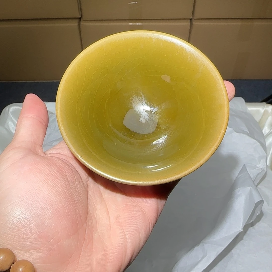 茶盏微瑕建盏，介意勿拍