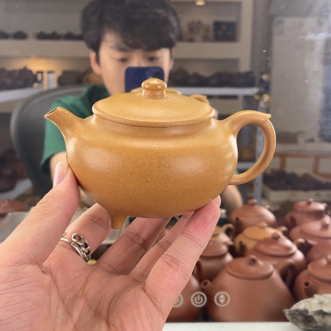 茶壶紫砂200cc黄金段茶壶