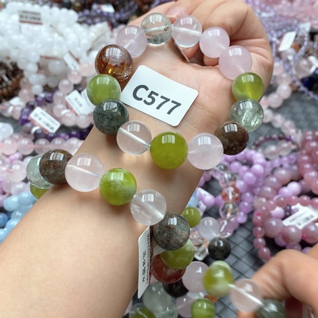 水晶手链未镶嵌多样性