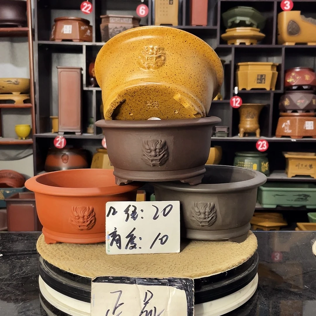 D-盆尚好紫砂花盆