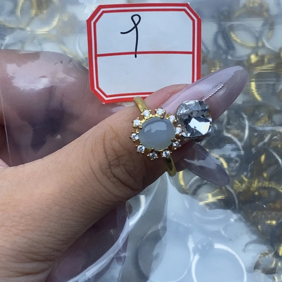 翡翠戒指合金翡翠首饰