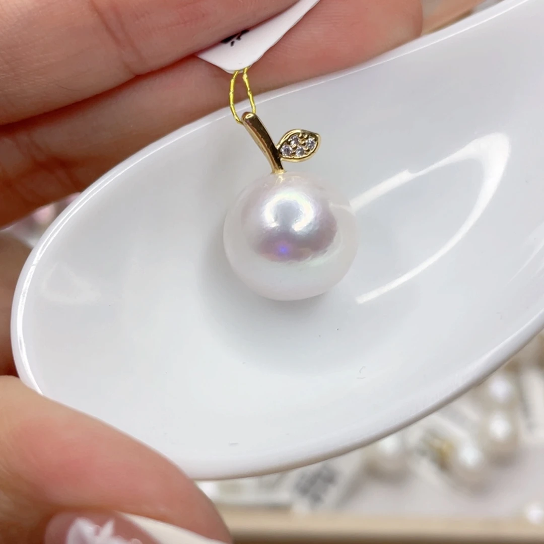 淡水珍珠未镶嵌吊坠(赠链)