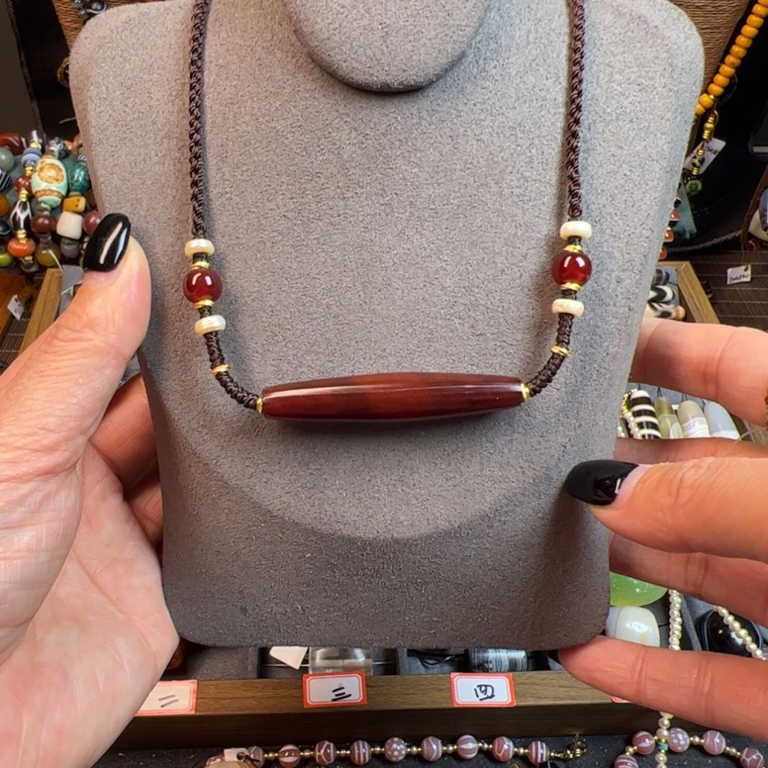 玛瑙/玉髓未镶嵌项链