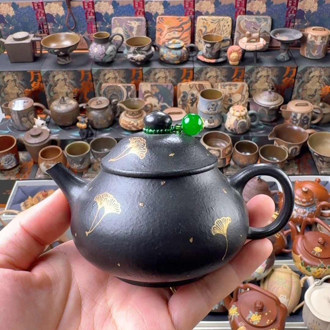 茶壶紫砂150ml原矿精工半手