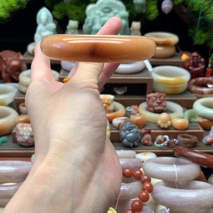 查罗石合金手镯（开口镯）60