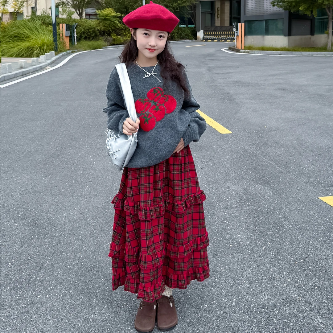 女童毛衣2025新款秋冬爆款洋气大童女装打底衫12-15岁内搭针织衫