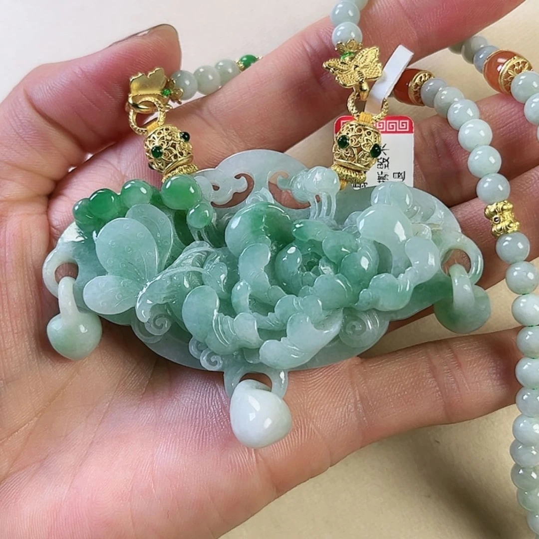 【闪购商品】翡翠颈饰未镶嵌挂件