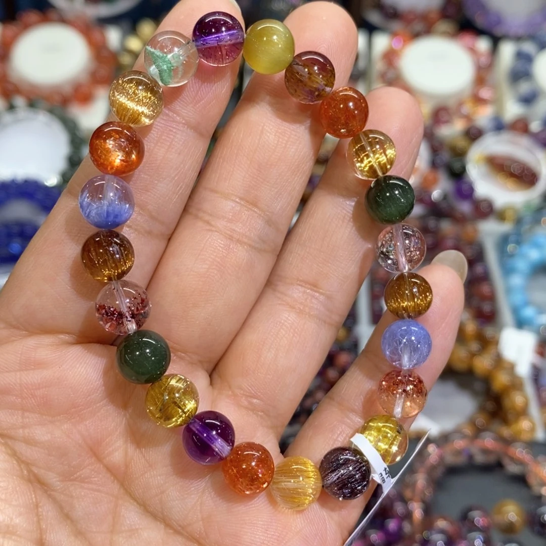 水晶手链未镶嵌多宝8