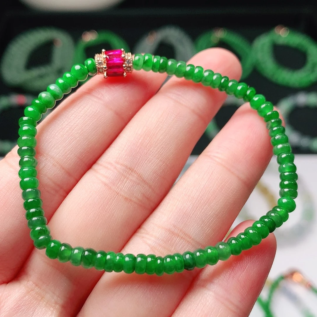 未镶嵌手链翡翠翡翠