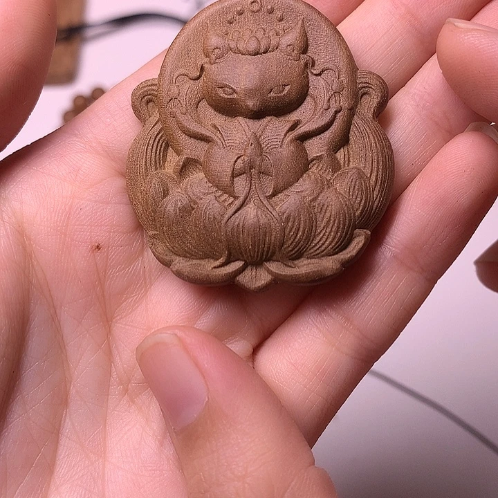 檀香木无事牌檀香凤九