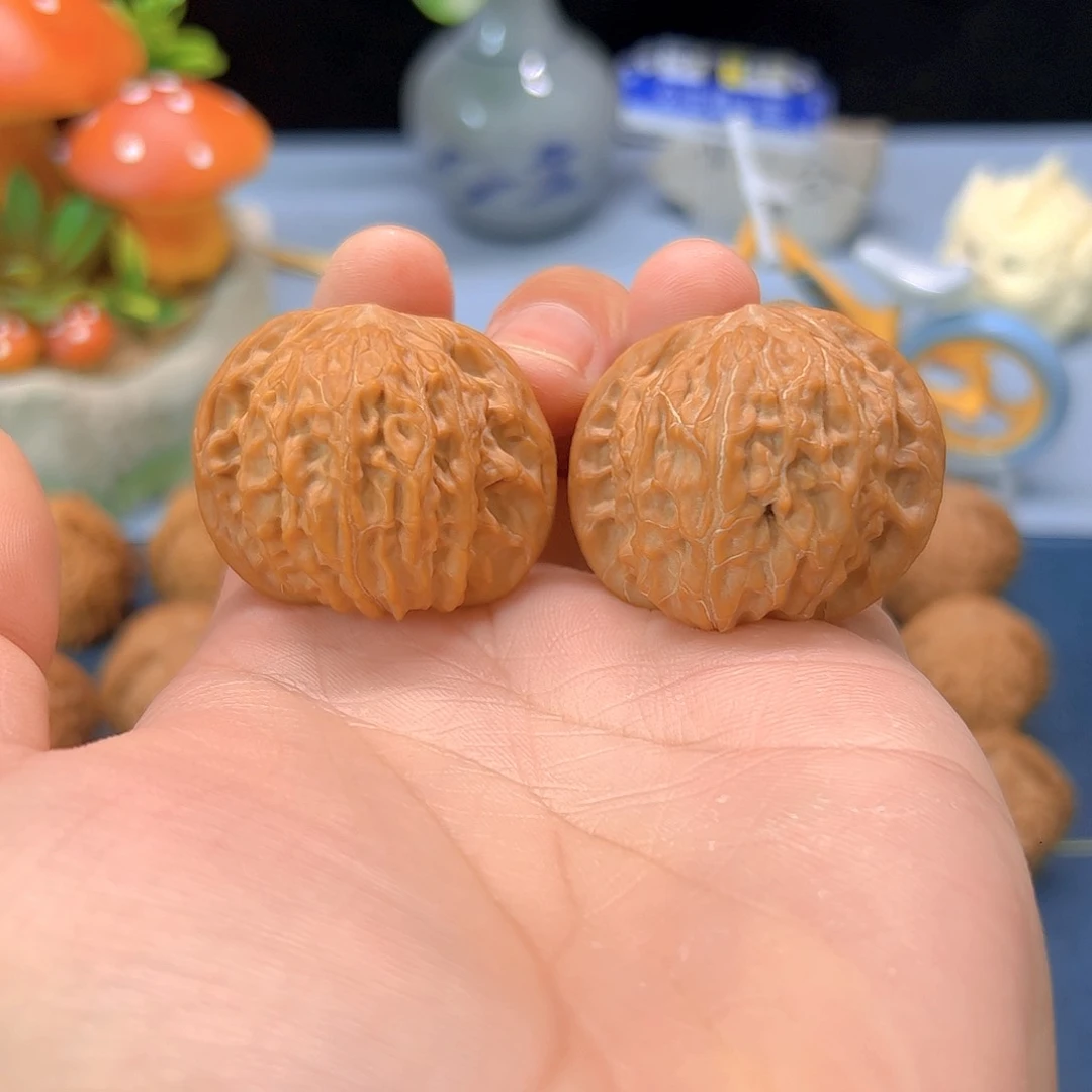 文玩核桃把件全品山地磨盘