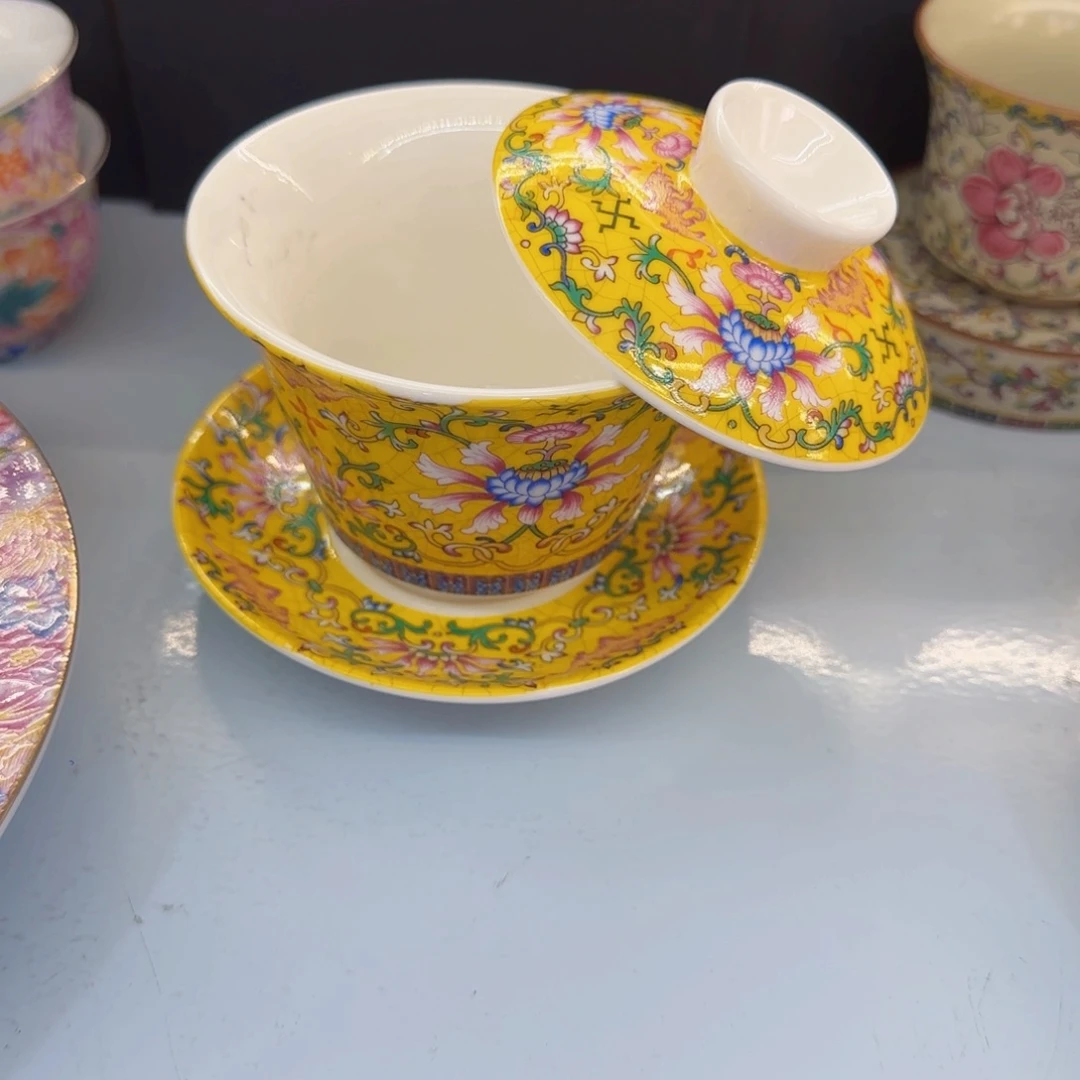 这些盖碗真好看！！！