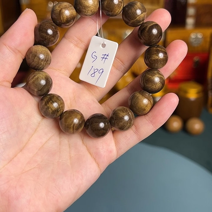 金丝楠金丝楠木1.5cm手串阴沉乌木