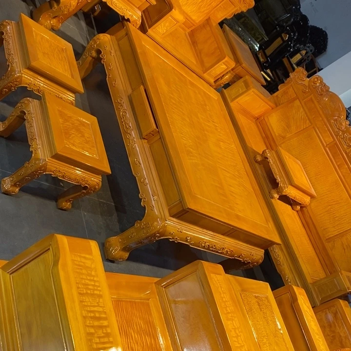 乐***园楠木财源滚滚沙发十三件套