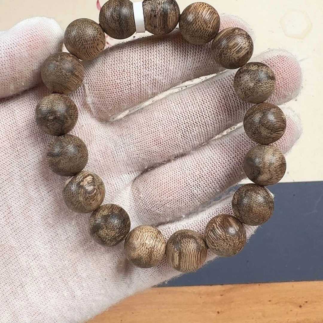 手串沉香1.3文莱虎斑纹沉香手串