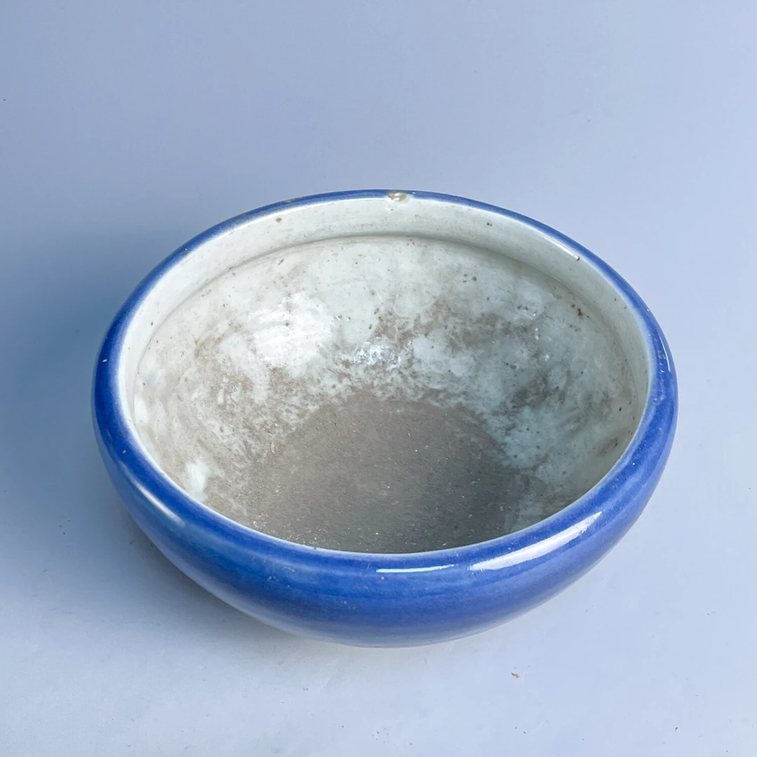 清中期  蓝釉三足炉1-M25GY005338-01