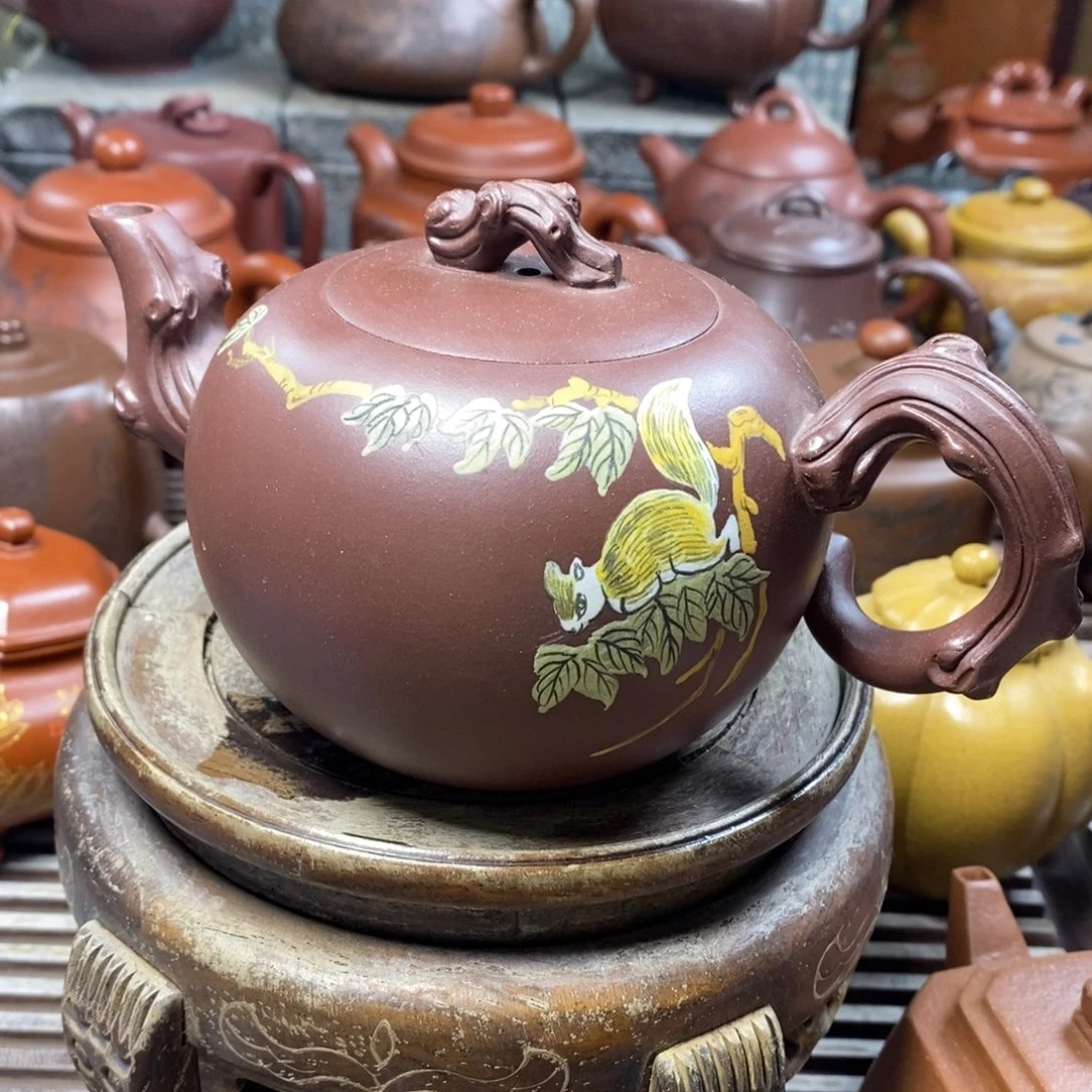 紫砂茶壶原矿手工224