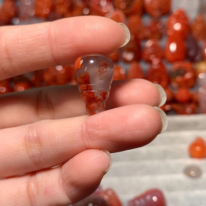 【闪购商品】未镶嵌三通12.1南红玛瑙