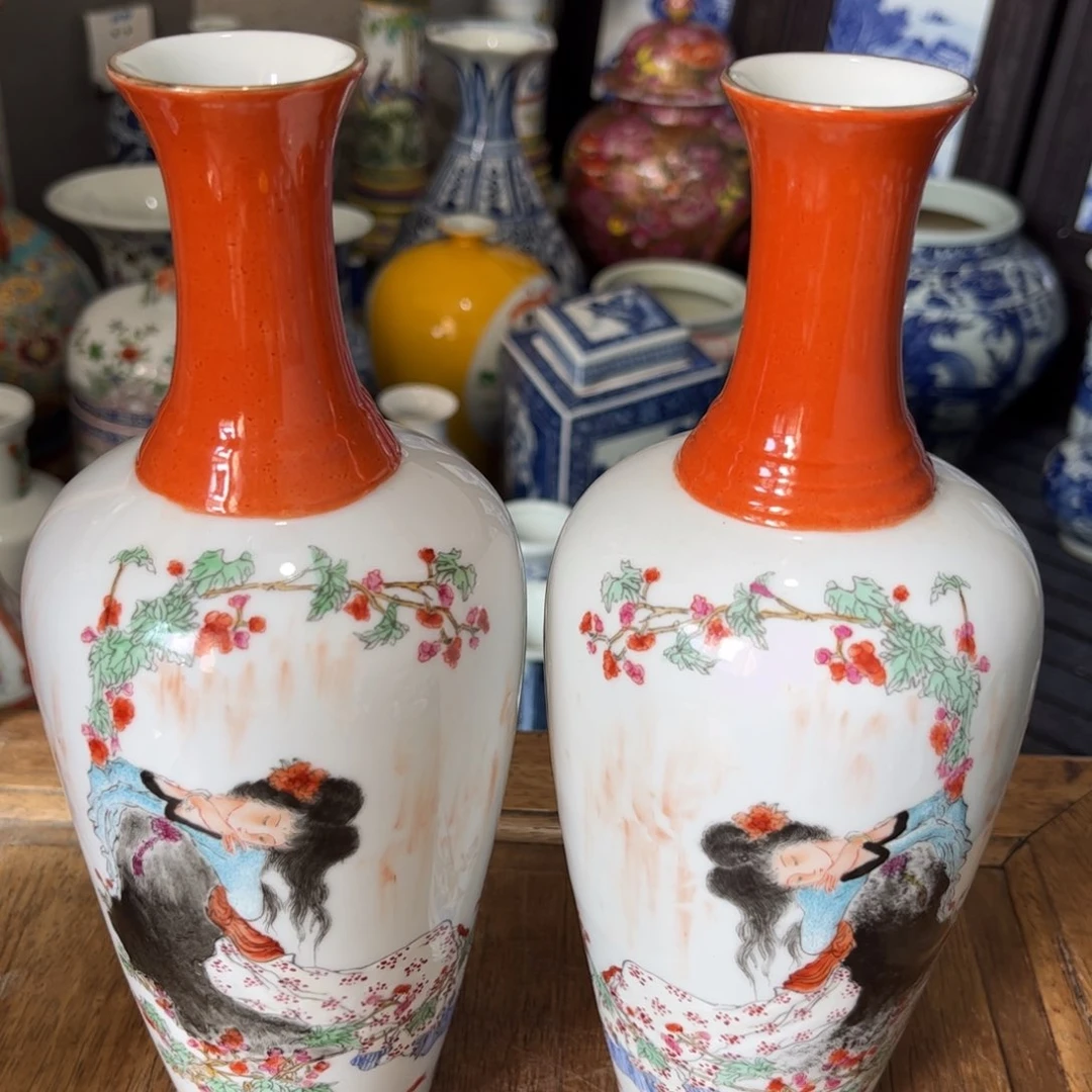 摆件粉彩瓷器精品陶瓷