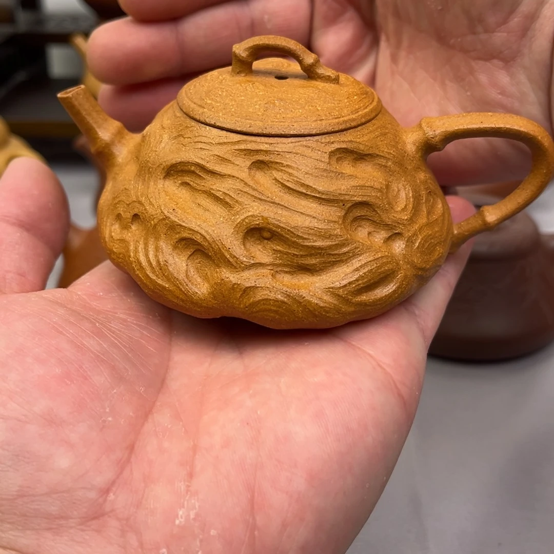 芮****紫砂茶壶宜兴紫砂壶半手