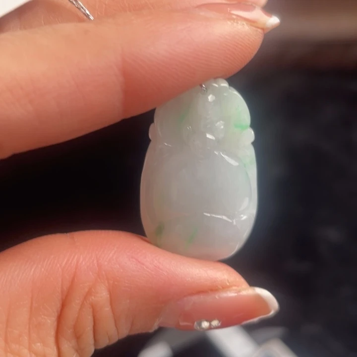 未镶嵌挂件翡翠挂件
