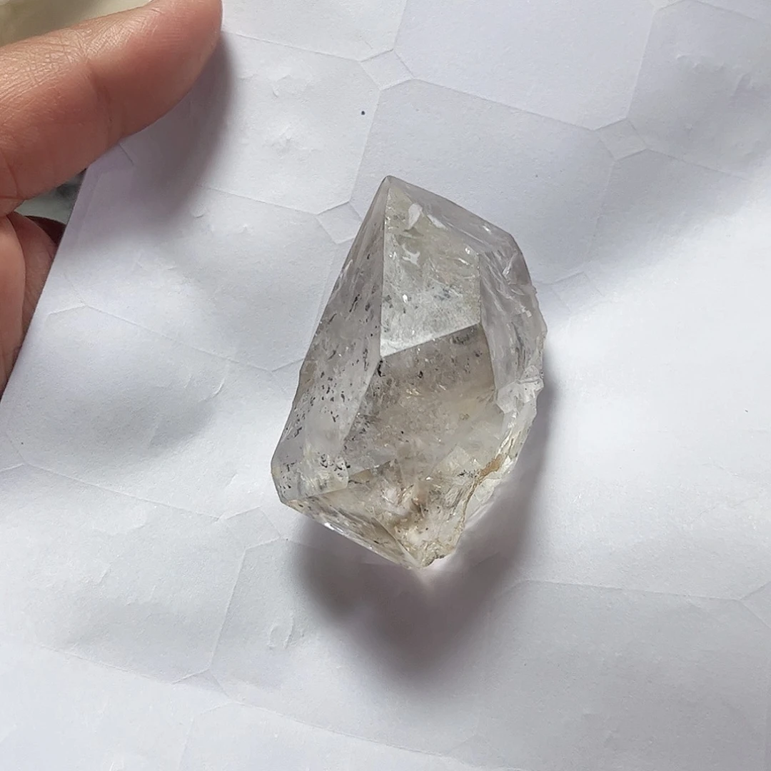 水晶天然水晶原石摆件未镶嵌马*嘟