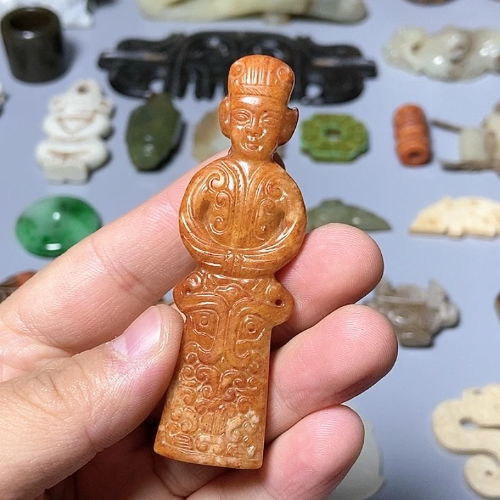 和田玉未镶嵌颈饰18