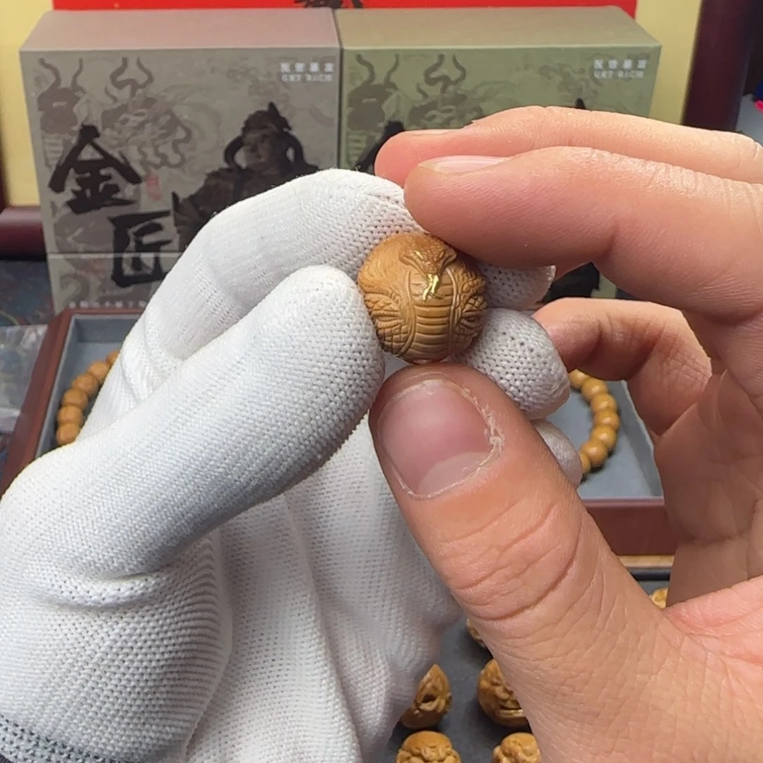 猴头核桃吊坠人*蛇