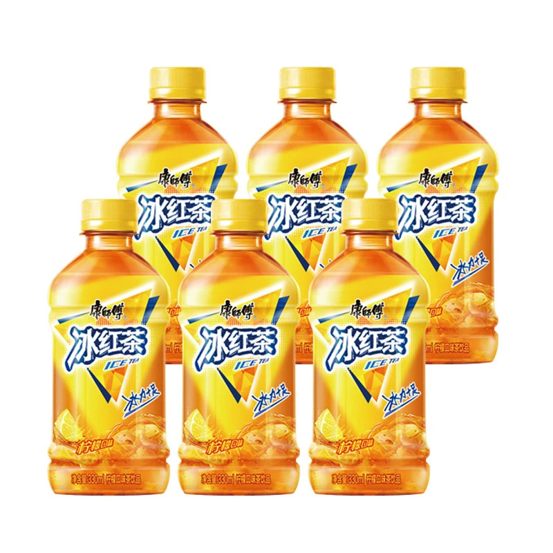 康师傅迷你冰红茶330ml*6/12/24瓶小瓶装夏日饮品饮料自助餐