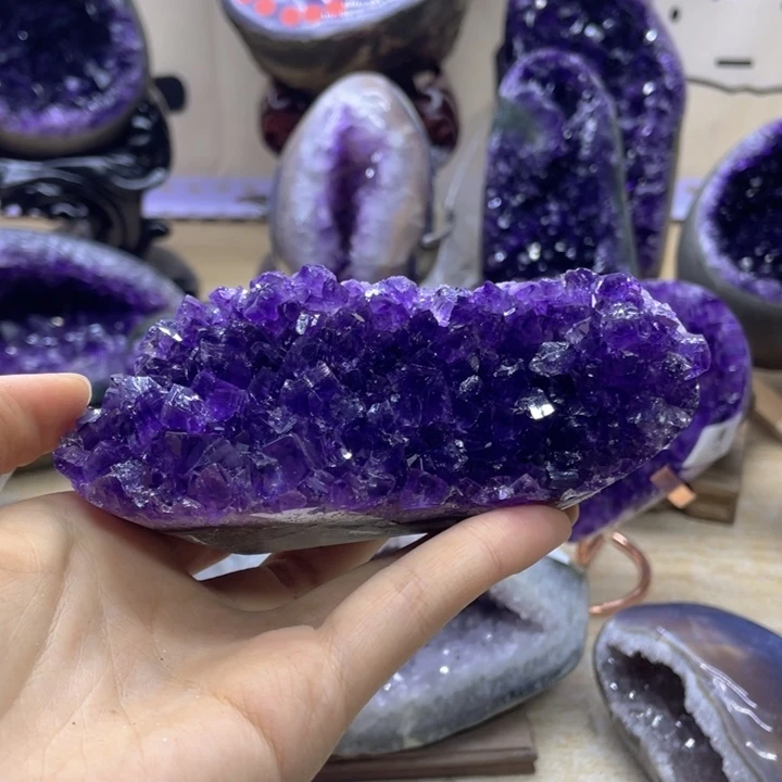 未镶嵌珠宝半成品紫晶