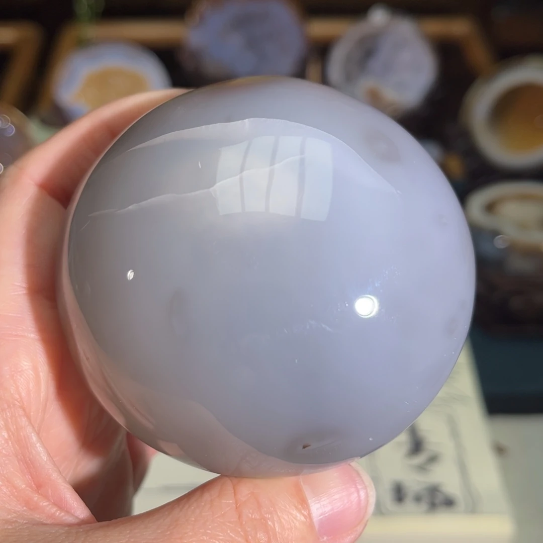 玛瑙/玉髓未镶嵌摆件水胆玛瑙