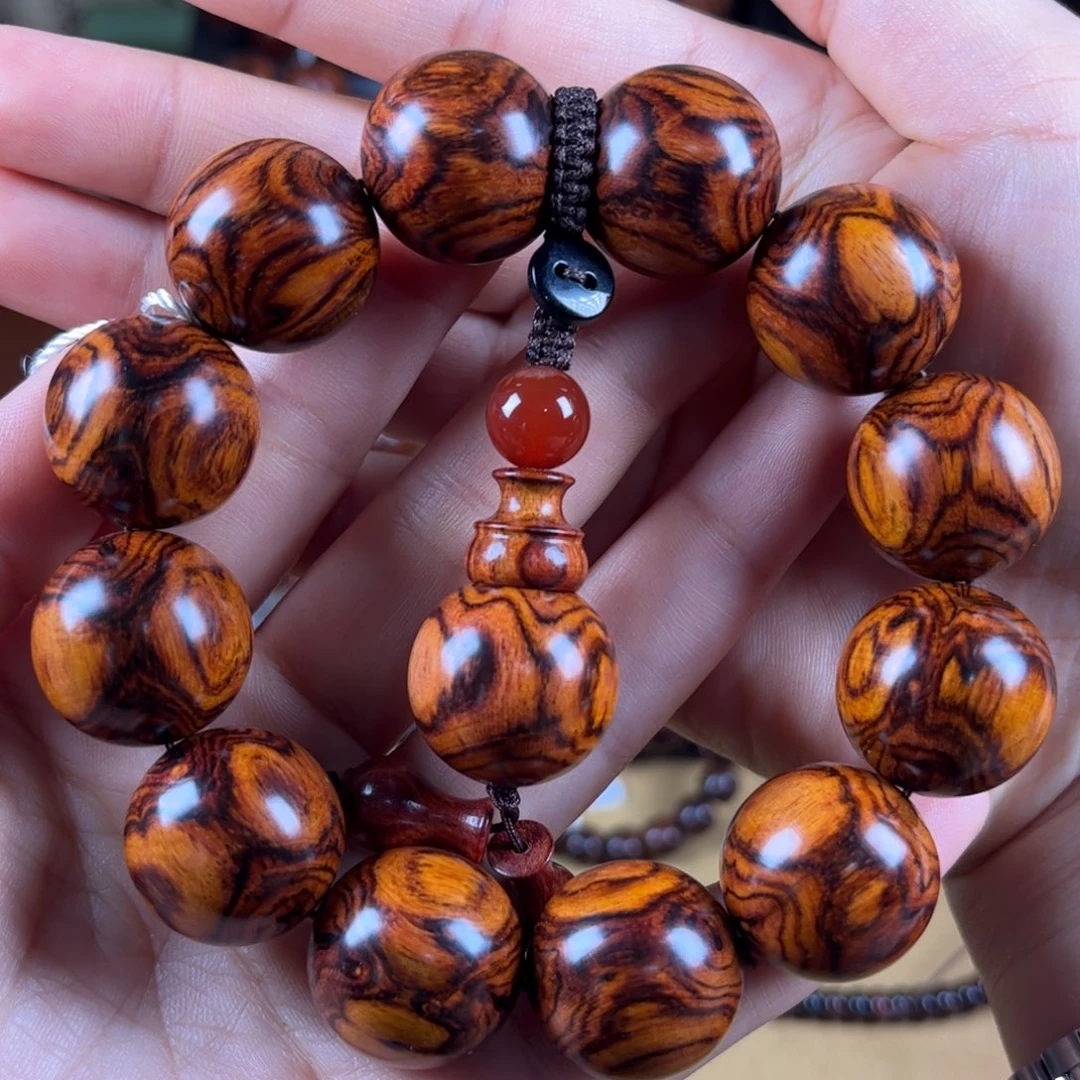 手串/手链黄花梨/降香黄檀2.8鬼脸对眼