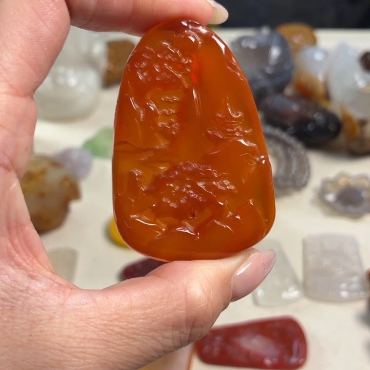 玛瑙/玉髓未镶嵌吊坠(不含链)